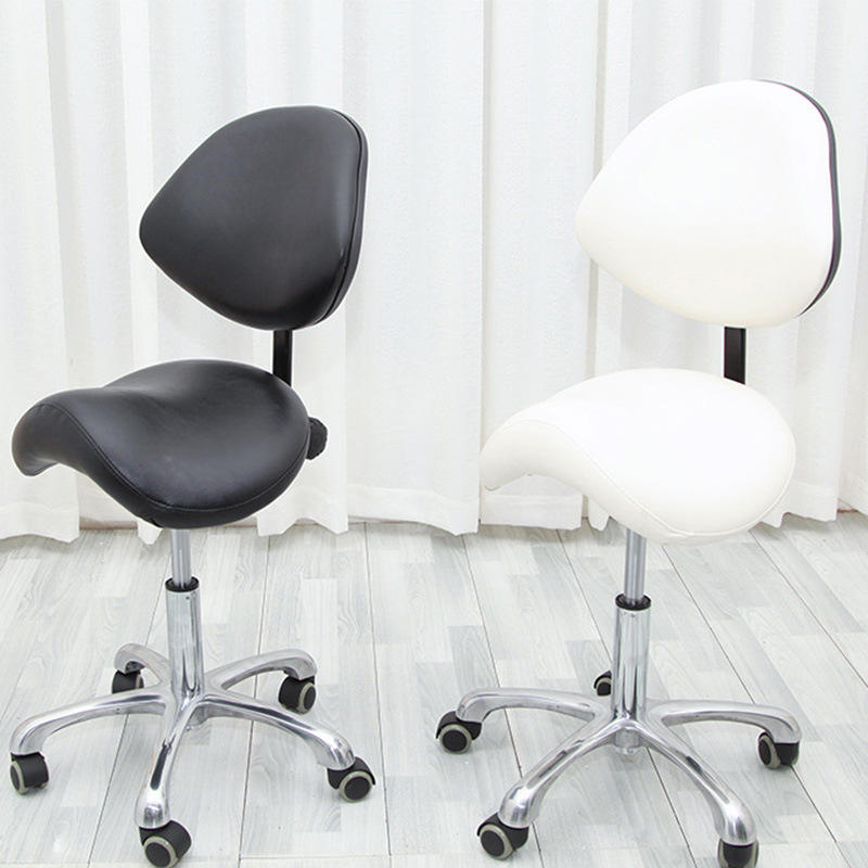 Saddle Stool with Backrest Hair Salon Chair ZY-A061
